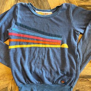 Kids Size 12 Aviator Nation Crewneck Sweatshirt